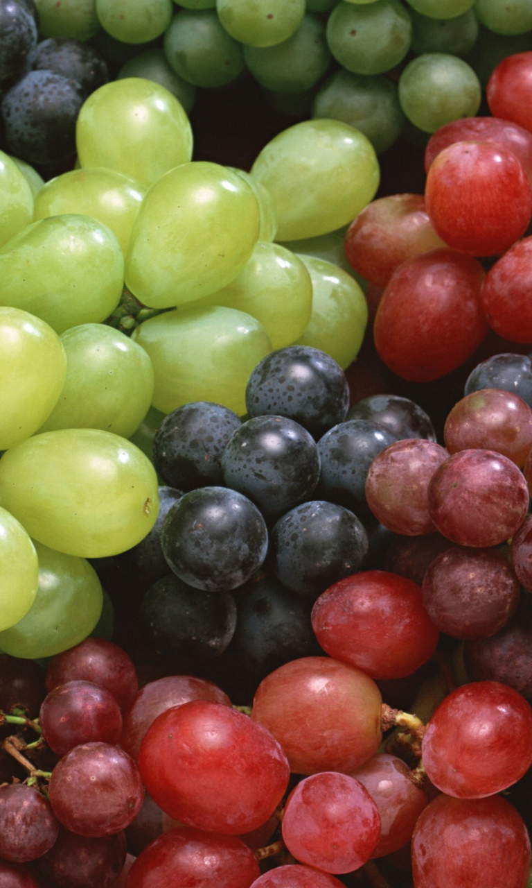 Das Colorful Grapes Wallpaper 768x1280