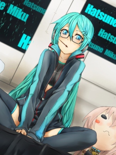 Vocaloid, Miku Hatsune screenshot #1 240x320