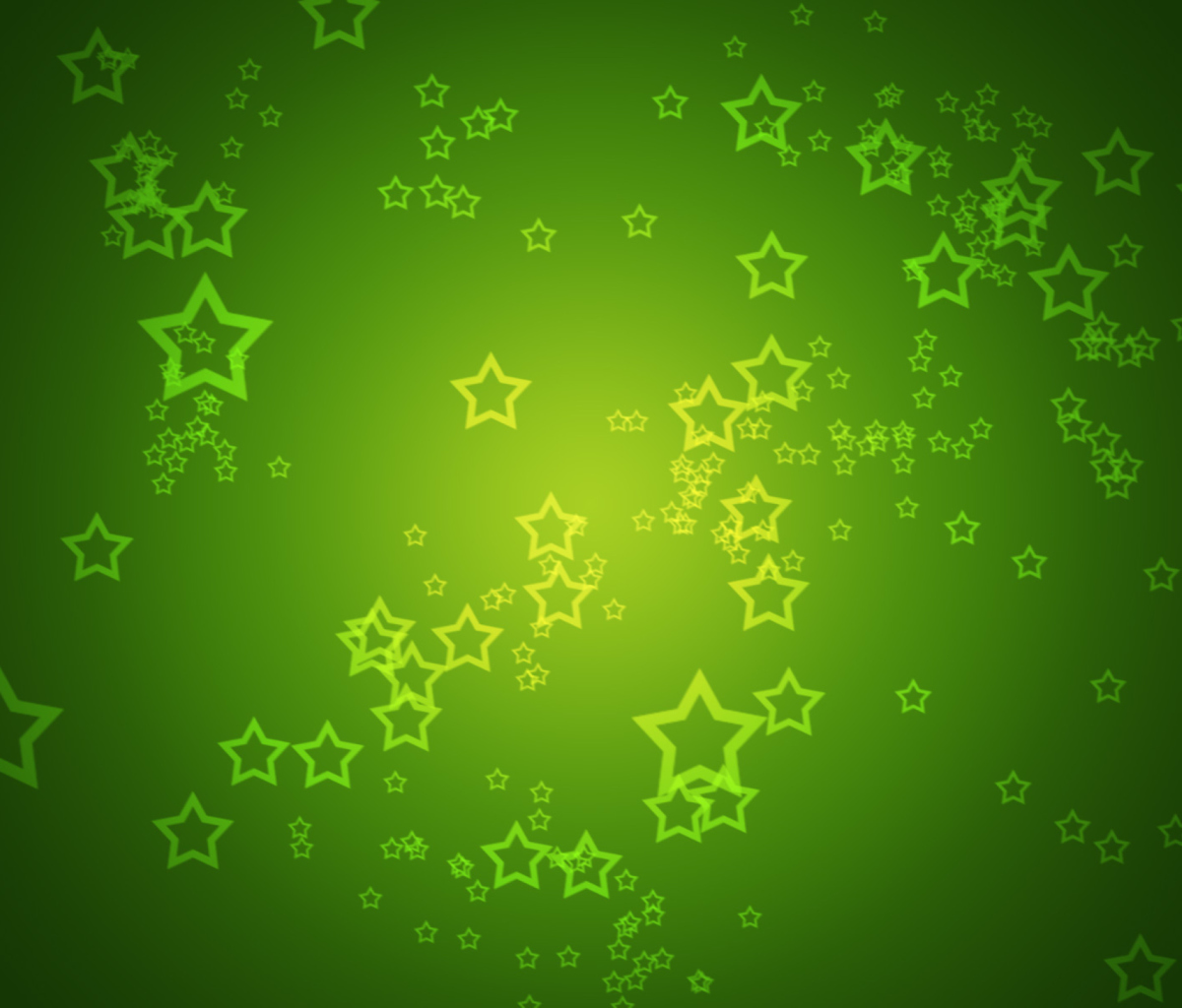 Screenshot №1 pro téma Green Stars 1200x1024