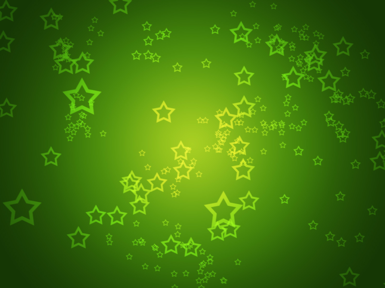 Обои Green Stars 1280x960