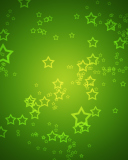 Das Green Stars Wallpaper 128x160