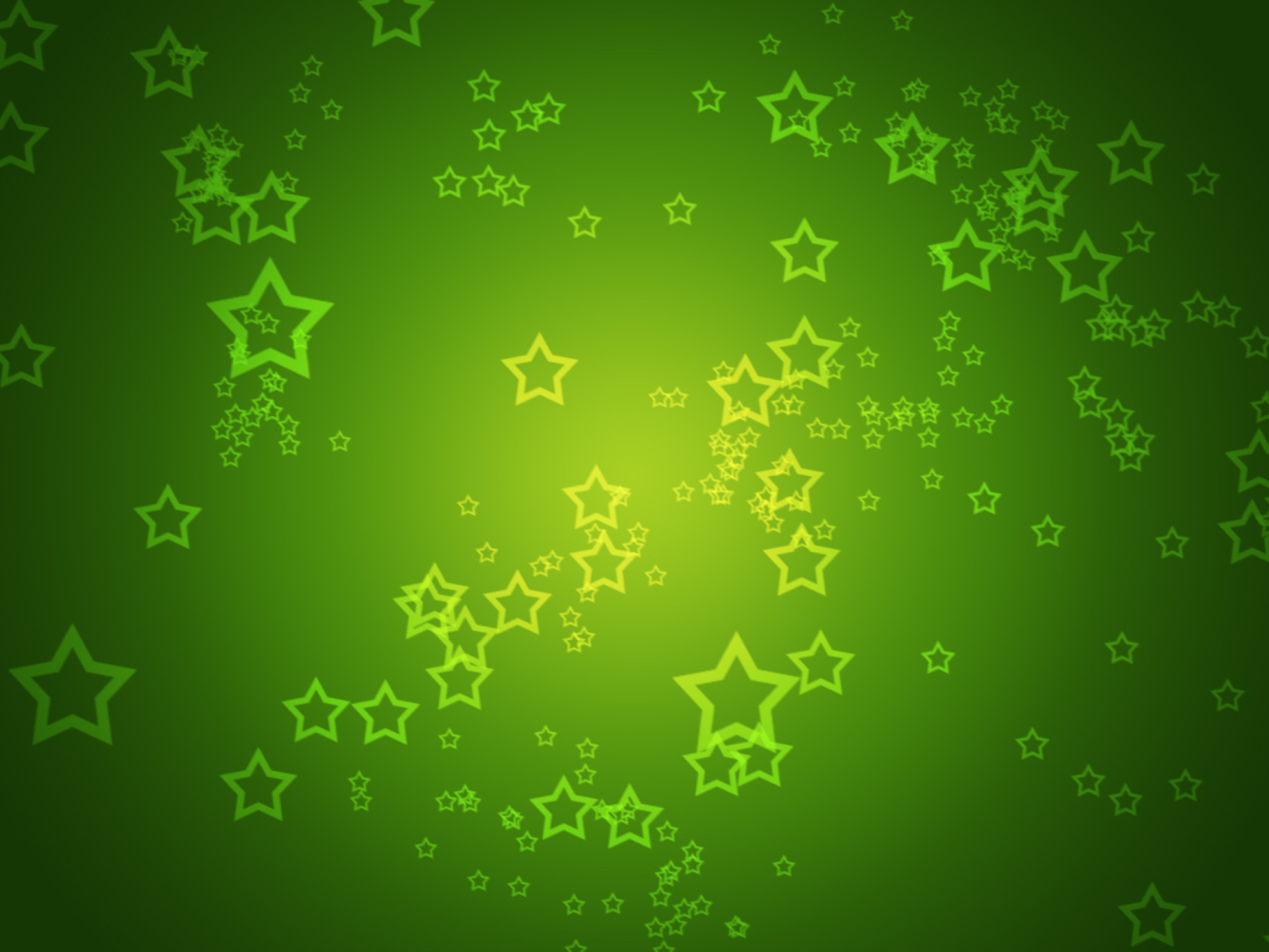 Das Green Stars Wallpaper 1400x1050