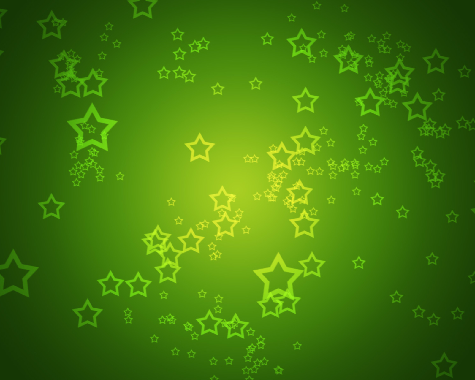 Das Green Stars Wallpaper 1600x1280