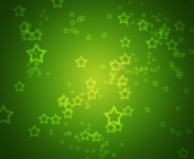 Fondo de pantalla Green Stars 176x144