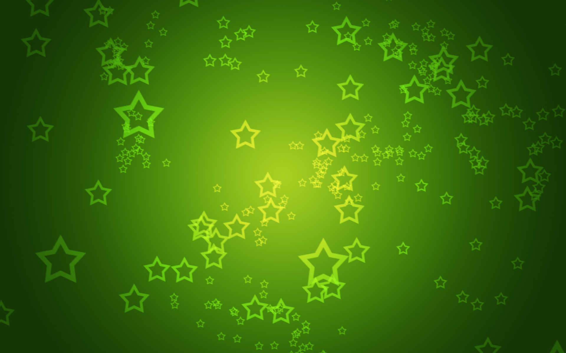 Das Green Stars Wallpaper 1920x1200