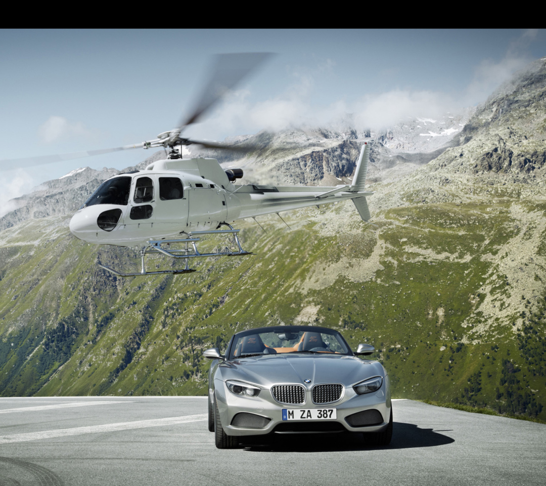 Screenshot №1 pro téma 2012 Bmw Zagato Roadster Front Static 1080x960