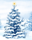 Das Christmas Tree Wallpaper 128x160