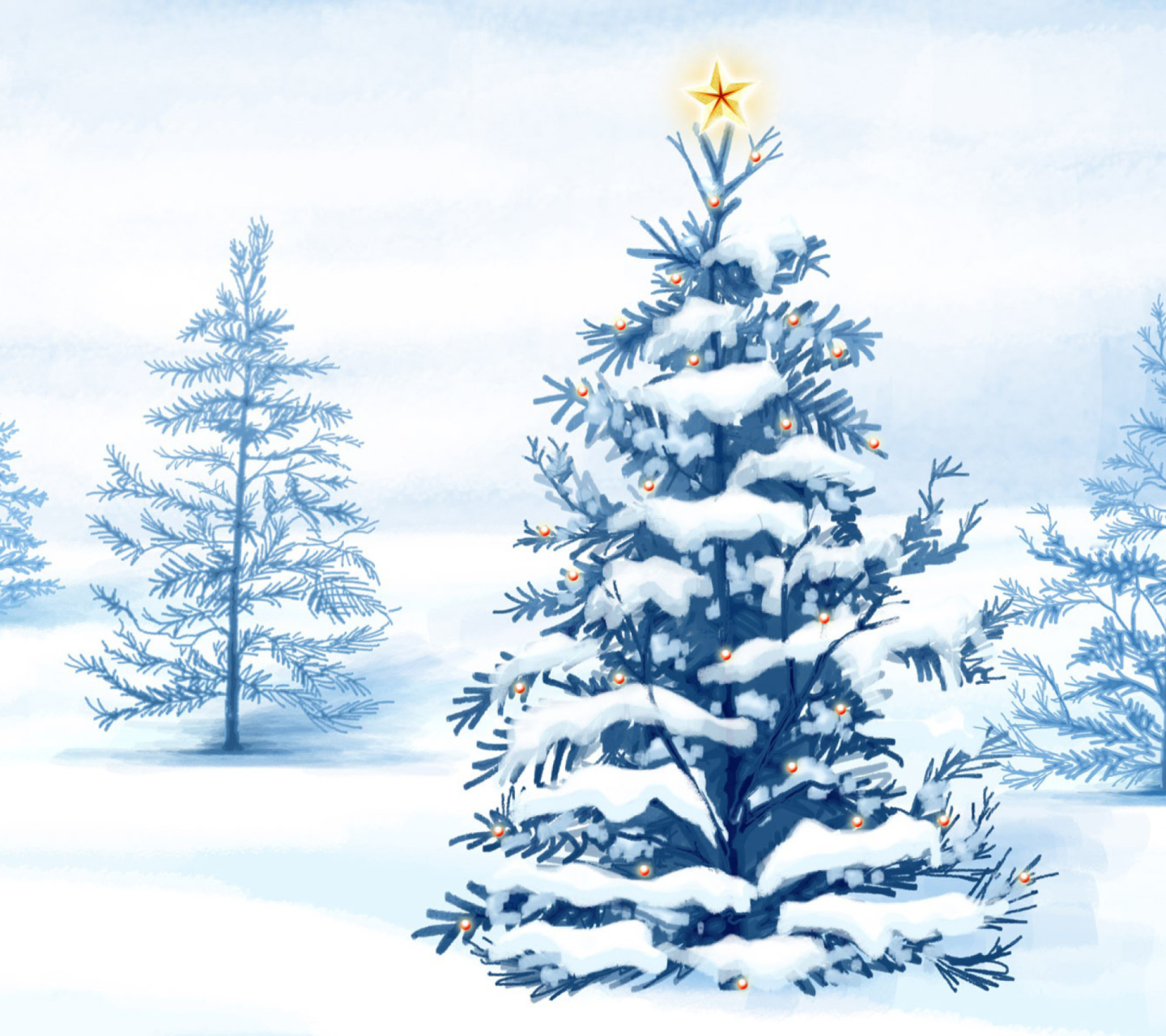 Fondo de pantalla Christmas Tree 1440x1280
