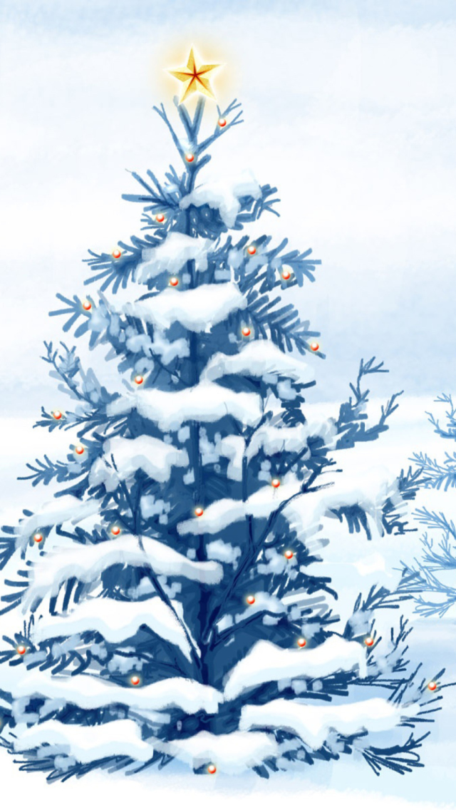 Christmas Tree wallpaper 640x1136