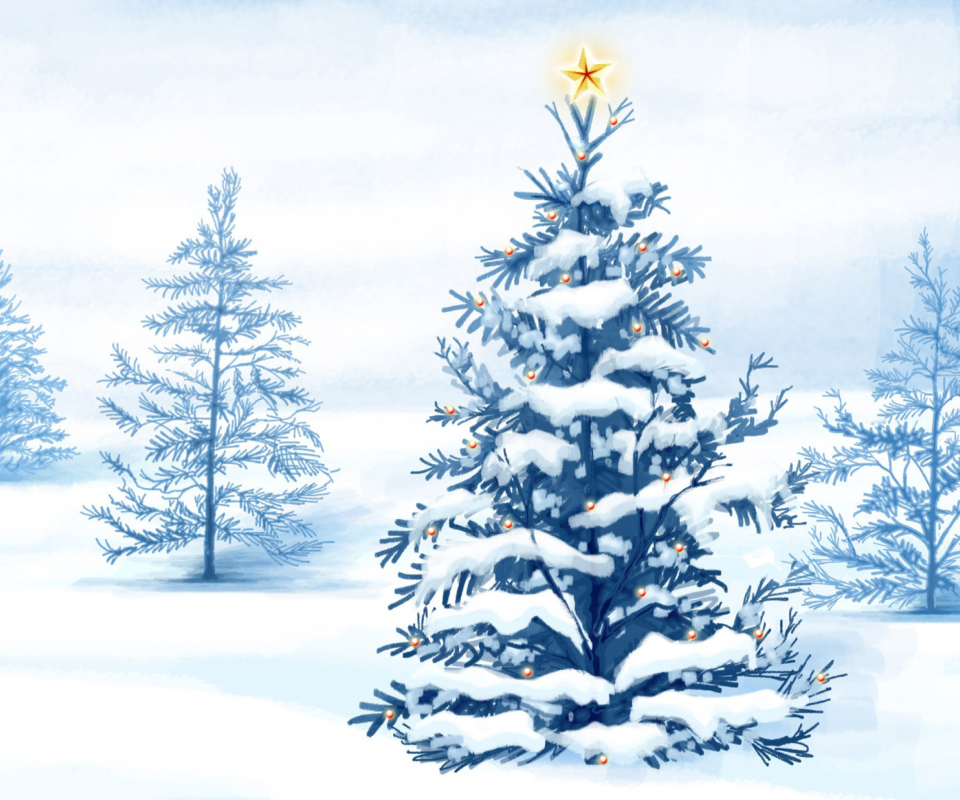 Christmas Tree wallpaper 960x800