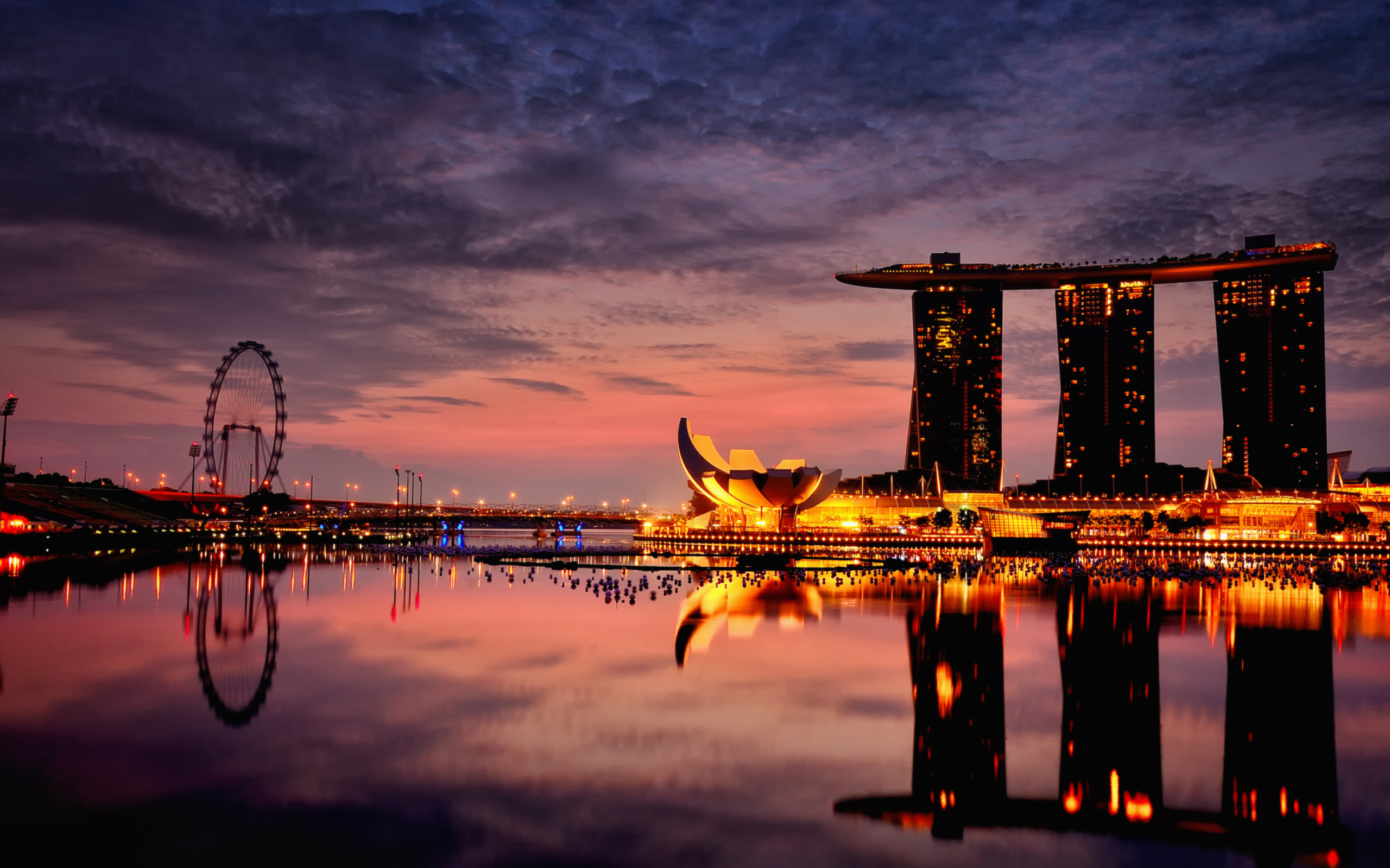 Sfondi Singapore's Skyscraper Infinity Pool 2560x1600