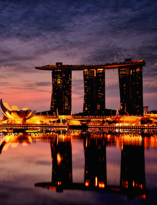 Singapore's Skyscraper Infinity Pool - Obrázkek zdarma pro iPhone 6 Plus