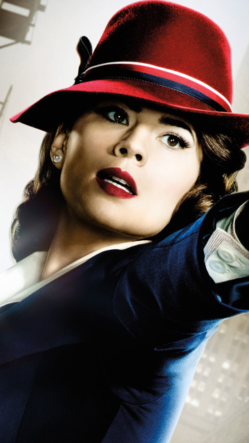 Sfondi Agent Carter, Hayley Atwell 360x640