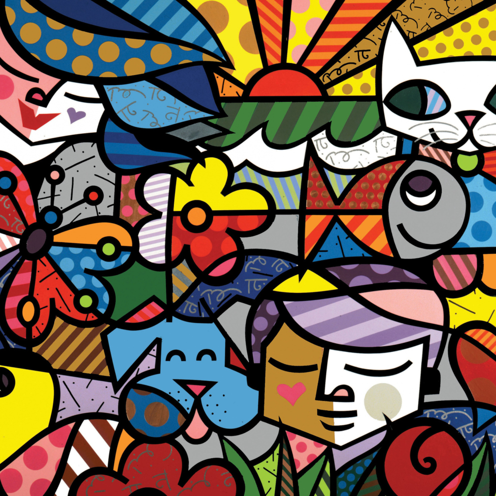 Screenshot №1 pro téma Romero Britto Design 1024x1024