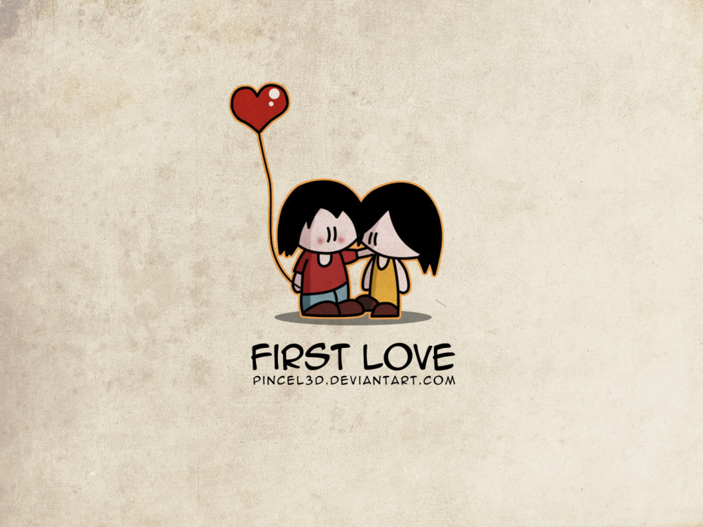 First Love wallpaper 1024x768