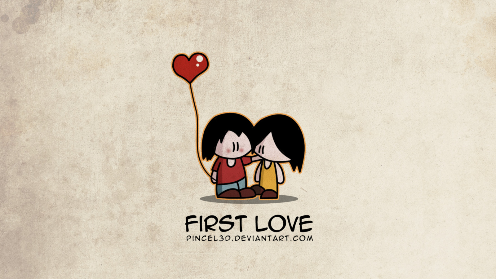 Screenshot №1 pro téma First Love 1600x900