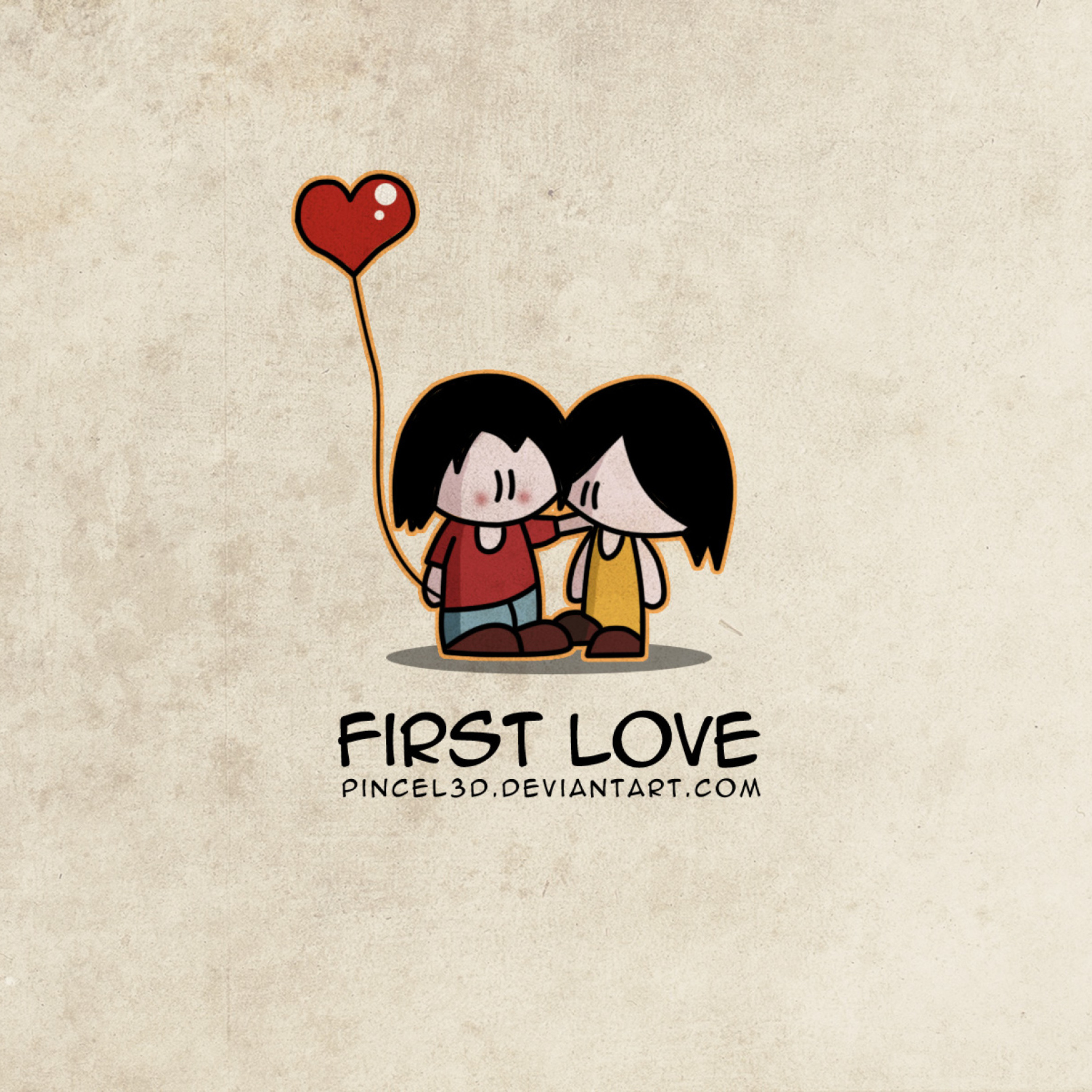 Fondo de pantalla First Love 2048x2048