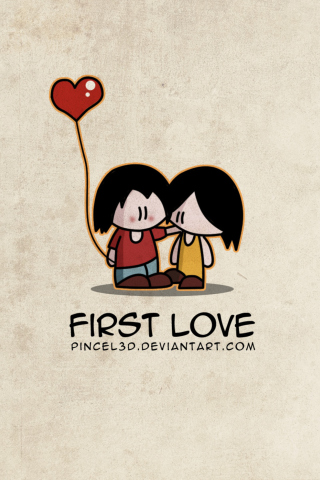 Das First Love Wallpaper 320x480