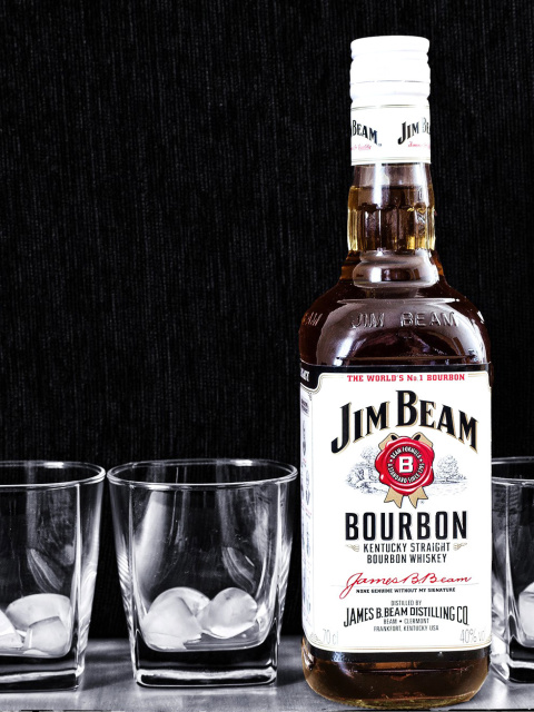 Обои Jim Beam, Bourbon 480x640