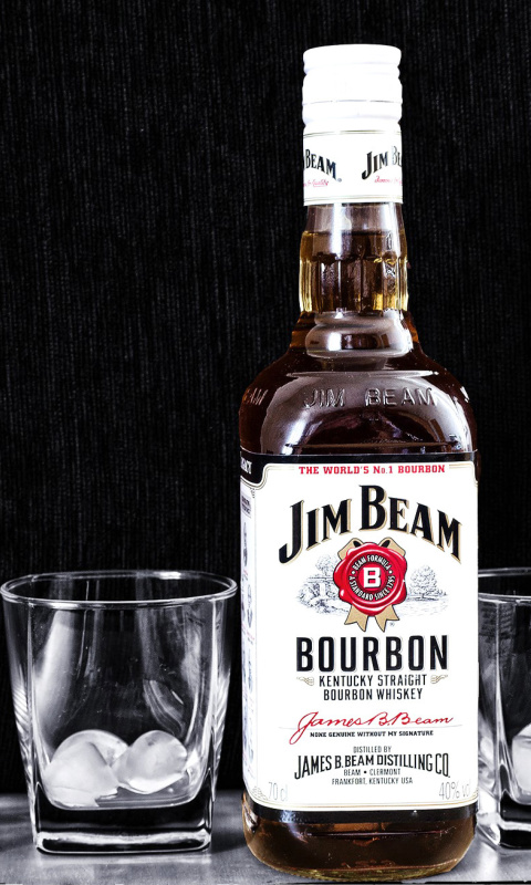 Обои Jim Beam, Bourbon 480x800