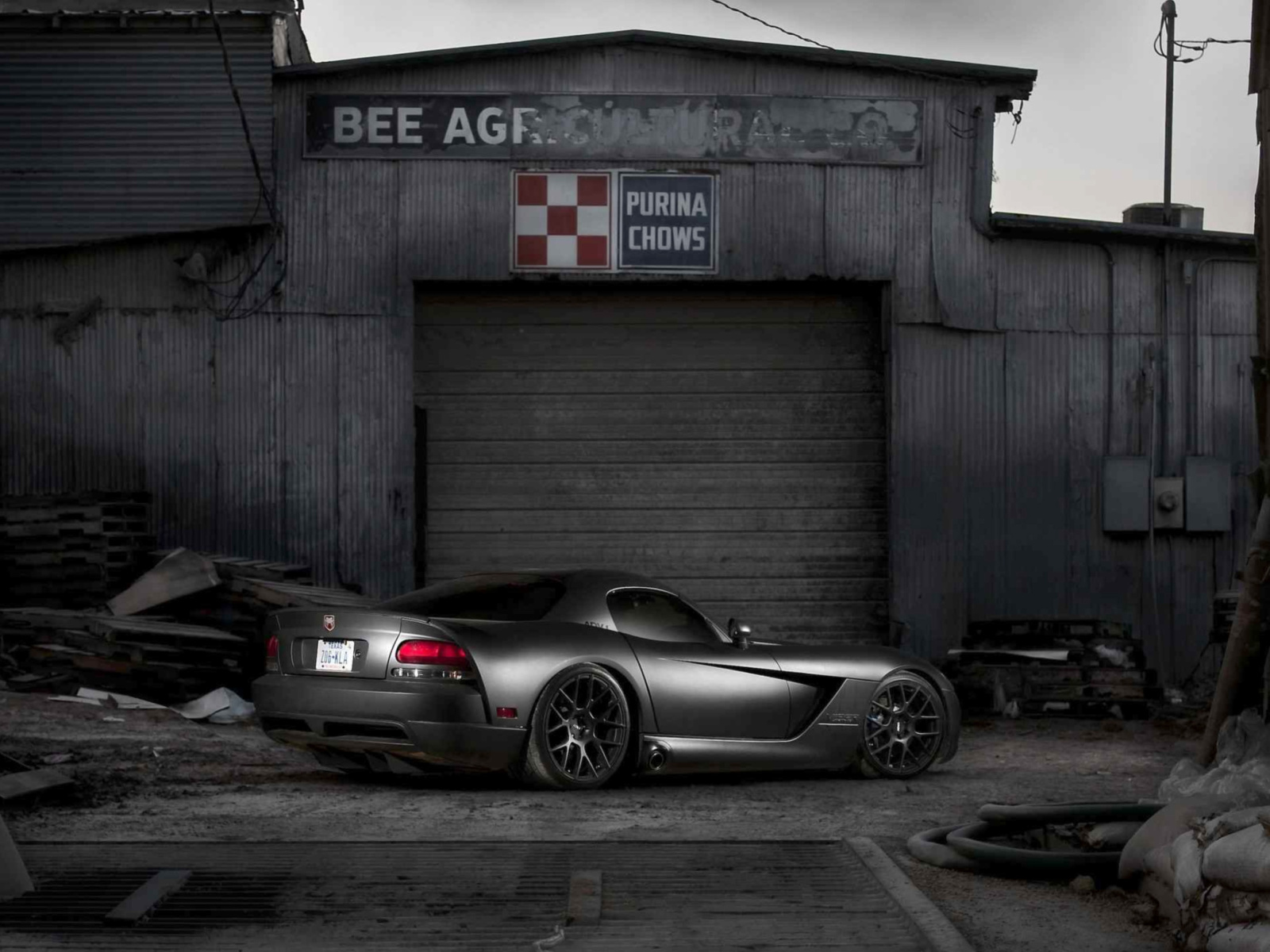 Black Dodge Viper screenshot #1 1600x1200