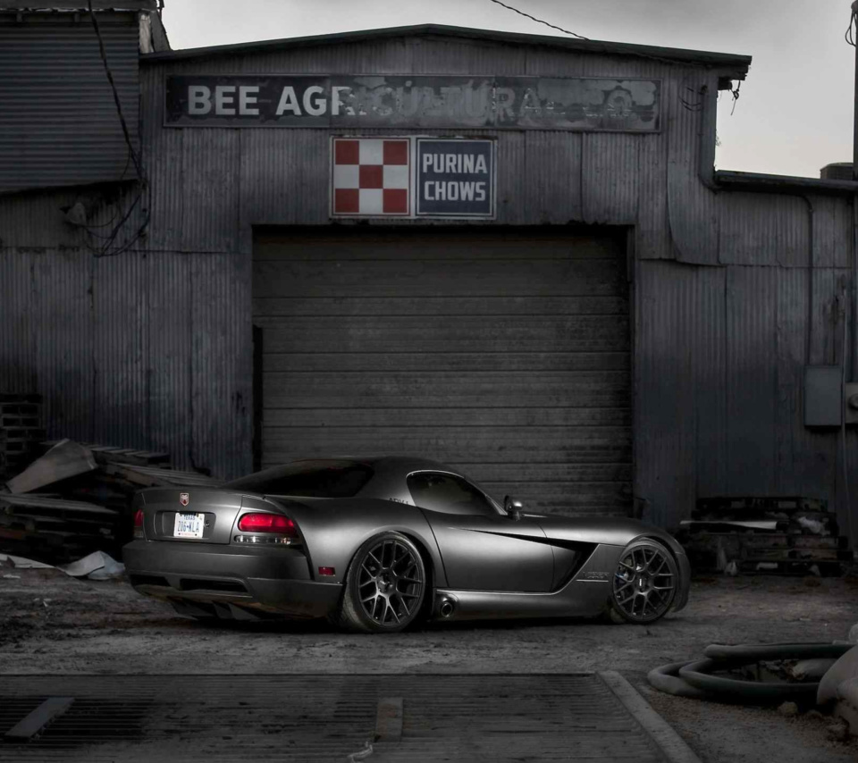 Sfondi Black Dodge Viper 960x854