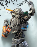 Das Chappie Robot Movie Wallpaper 128x160