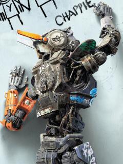 Sfondi Chappie Robot Movie 240x320