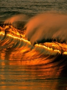 Fondo de pantalla Lovely Waves 132x176