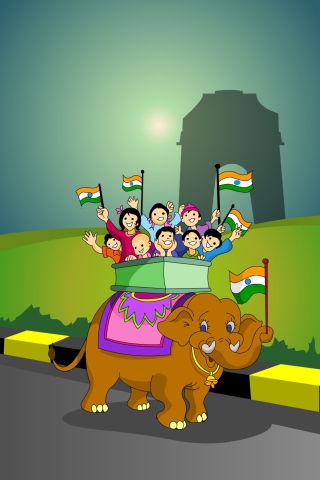 Republic Day Cover wallpaper 320x480