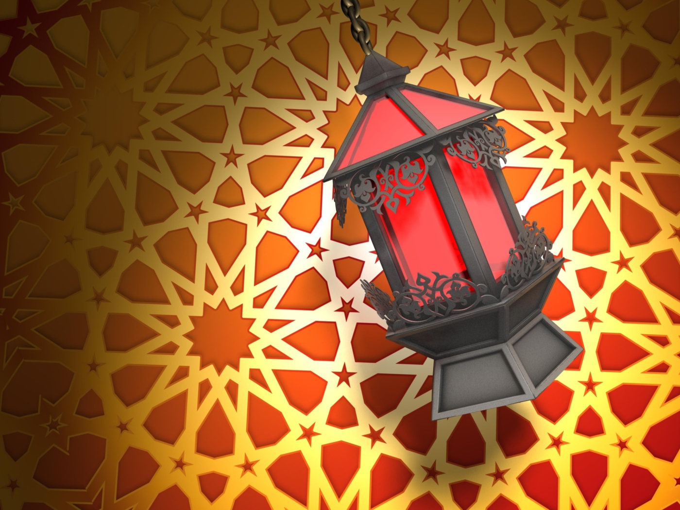 Ramadan Lantern wallpaper 1400x1050