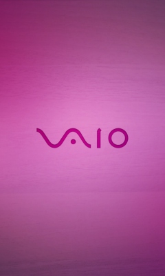 Das Purple Sony Vaio Wallpaper 240x400