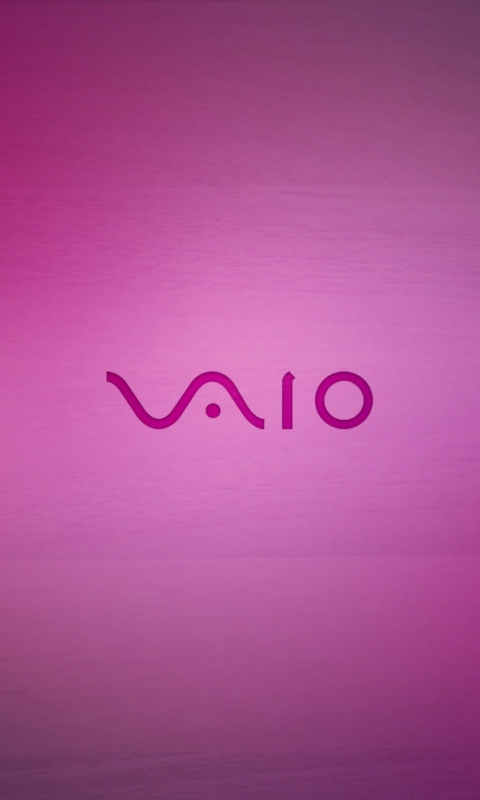 Das Purple Sony Vaio Wallpaper 480x800