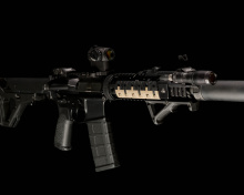 AR 15 assault rifle wallpaper 220x176