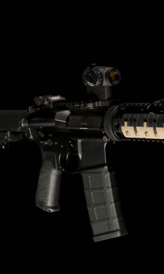 Sfondi AR 15 assault rifle 240x400