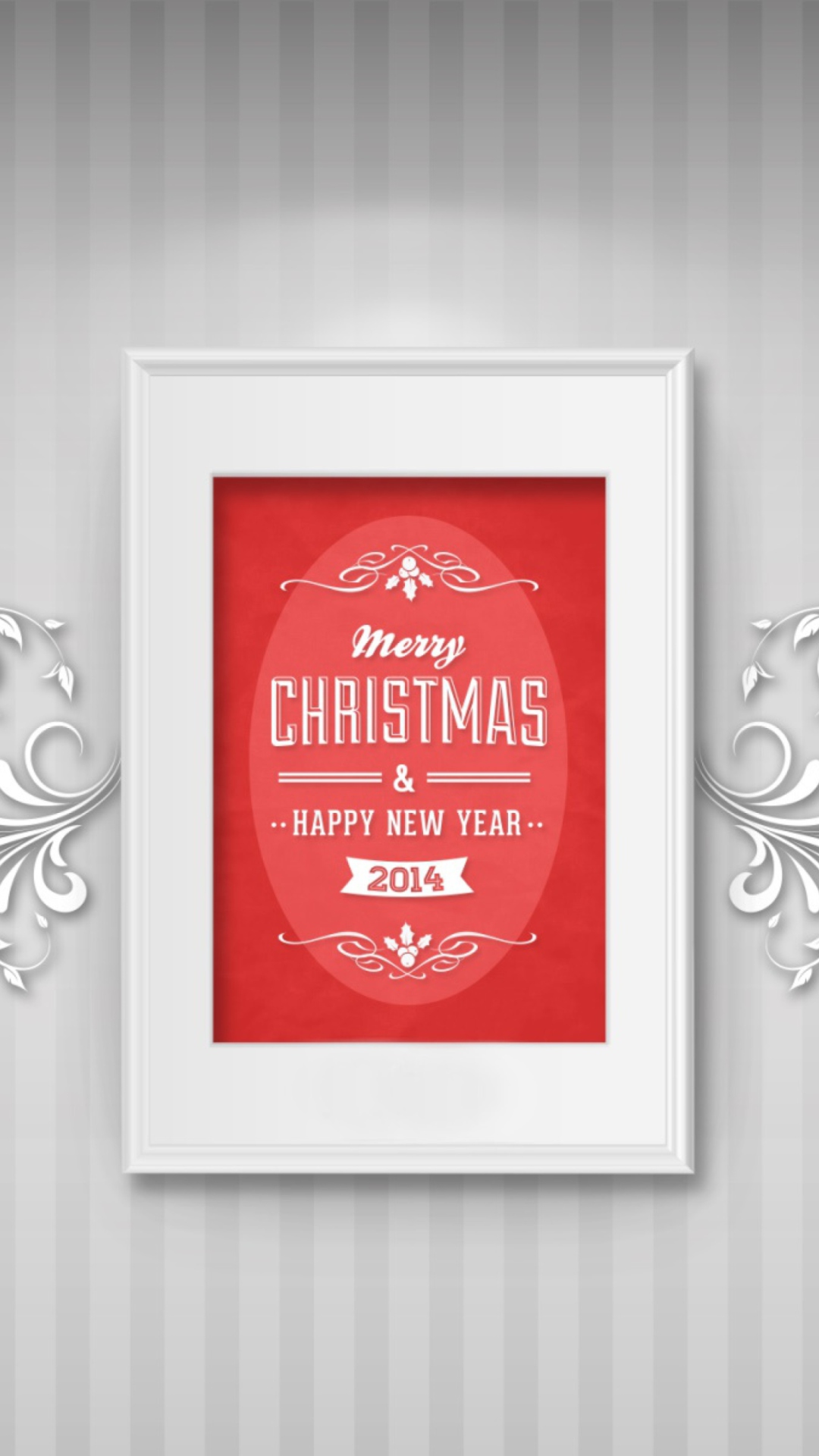 Merry Christmas & Happy New Year 2014 wallpaper 1080x1920