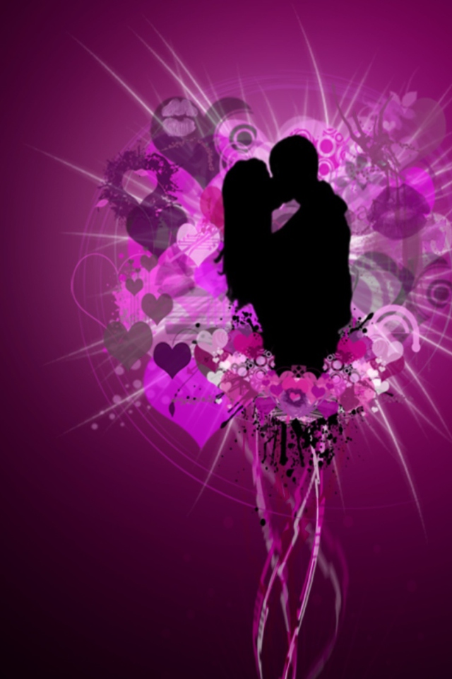 Romantic Love wallpaper 640x960