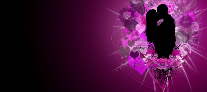 Sfondi Romantic Love 720x320