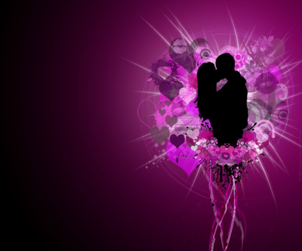 Das Romantic Love Wallpaper 960x800