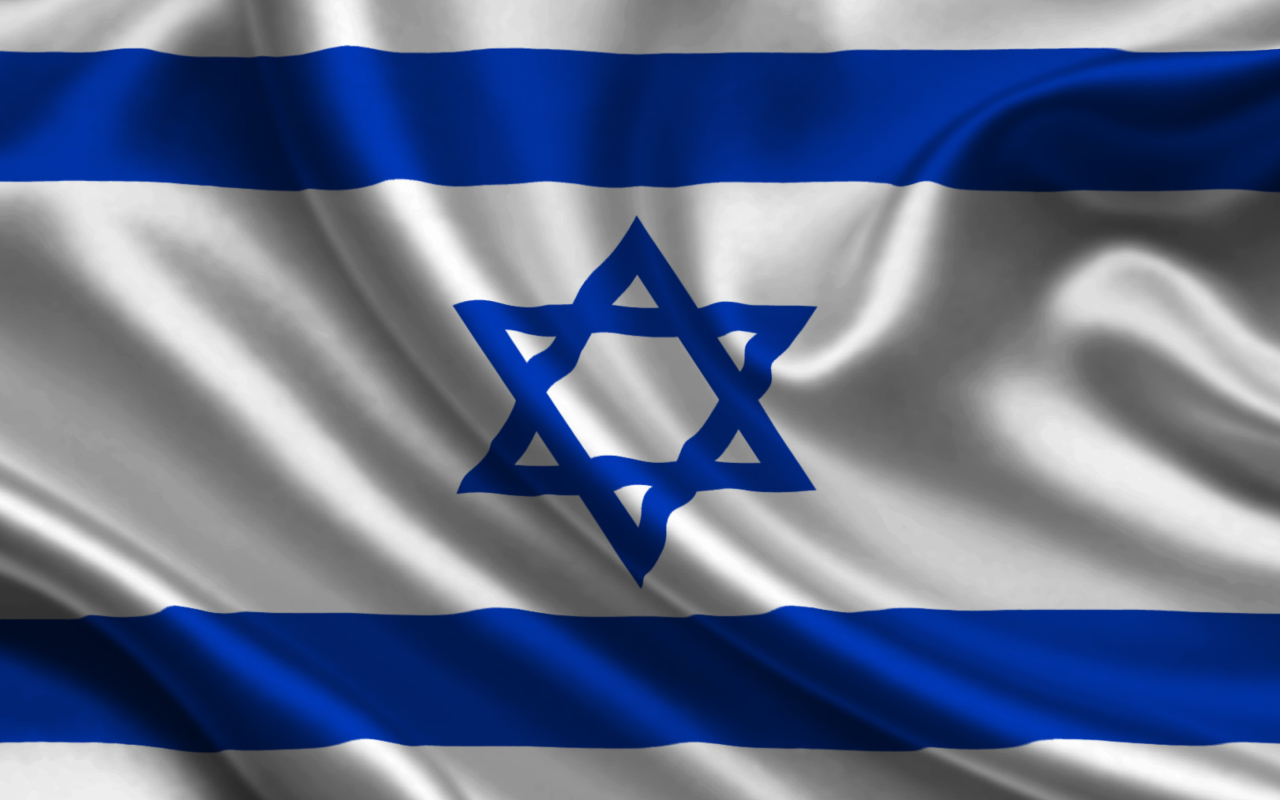 Israel Flag wallpaper 1280x800