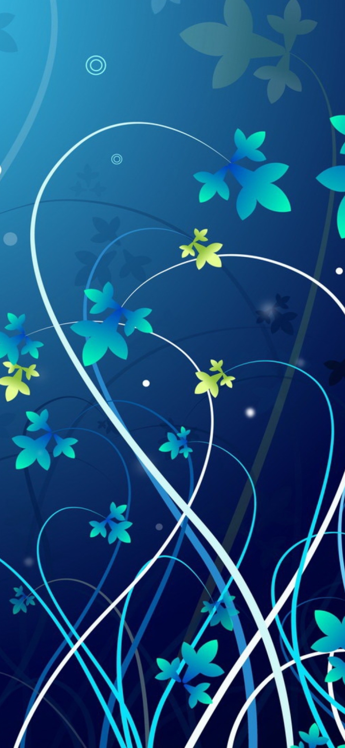 Blue Abstract Background wallpaper 1170x2532