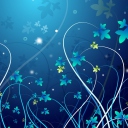 Blue Abstract Background wallpaper 128x128