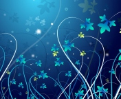 Blue Abstract Background wallpaper 176x144
