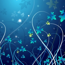 Blue Abstract Background wallpaper 208x208