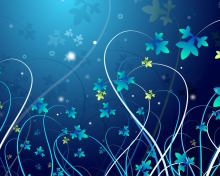 Blue Abstract Background wallpaper 220x176