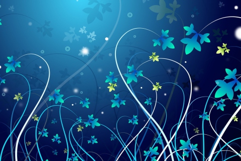Blue Abstract Background wallpaper 480x320