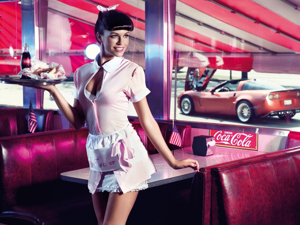 Обои American Waitress 1024x768