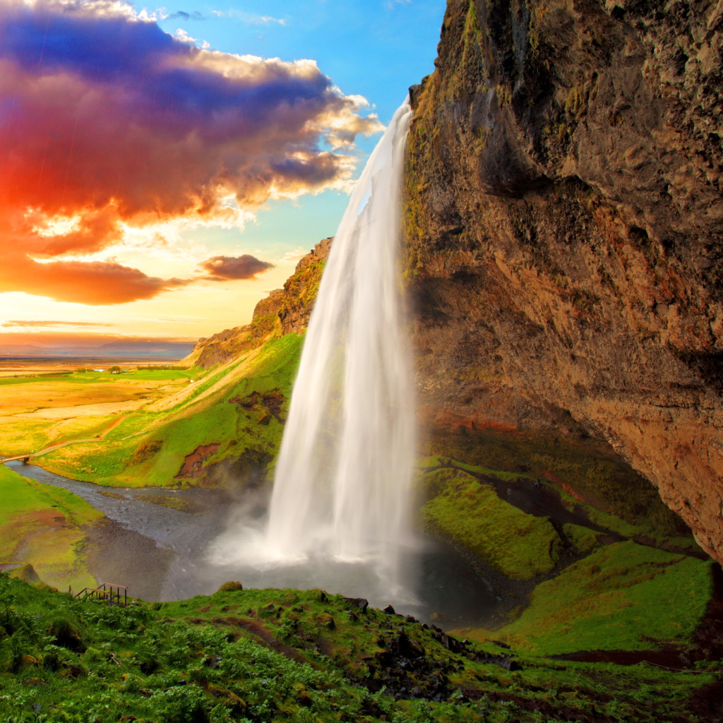 Fondo de pantalla Iceland 1024x1024