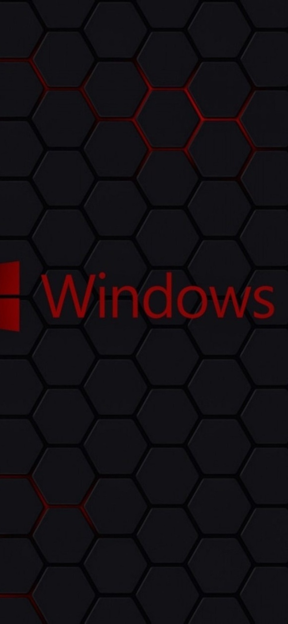 Fondo de pantalla Windows 10 Dark Wallpaper 1170x2532