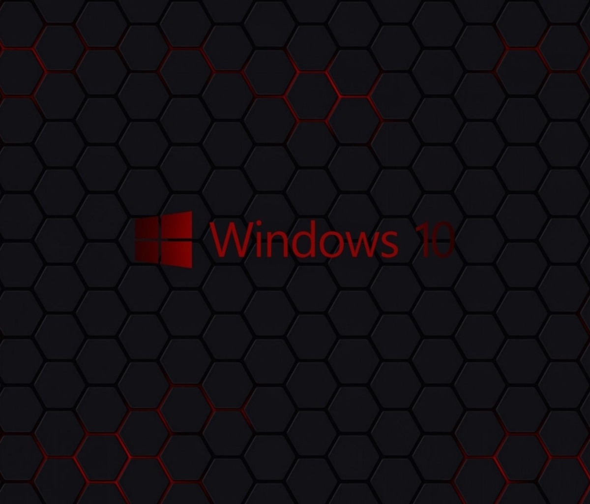 Обои Windows 10 Dark Wallpaper 1200x1024